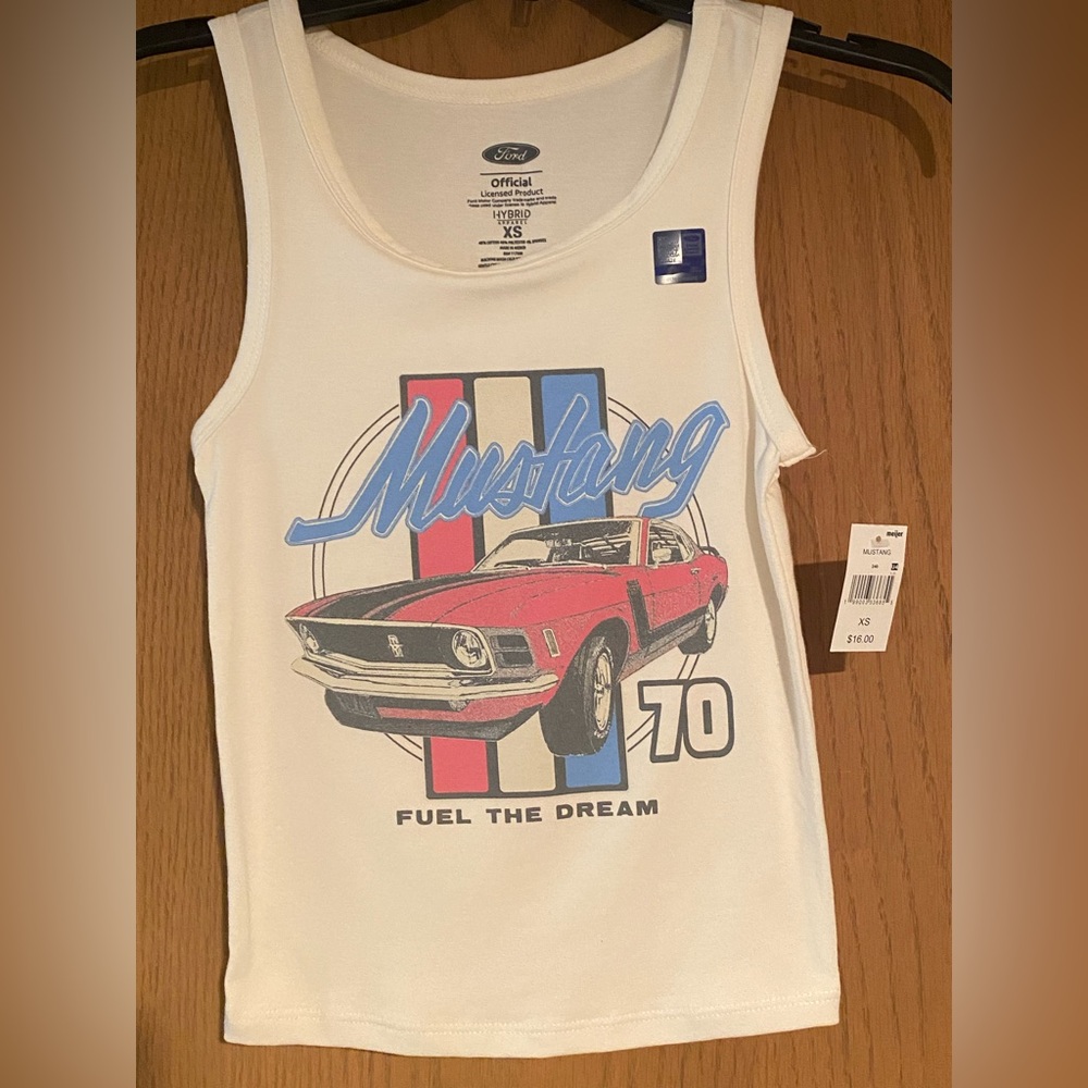 Ford Mustang women Tank Top new with tags